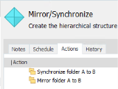 Folder Mirror and Synchronize Behavior Example